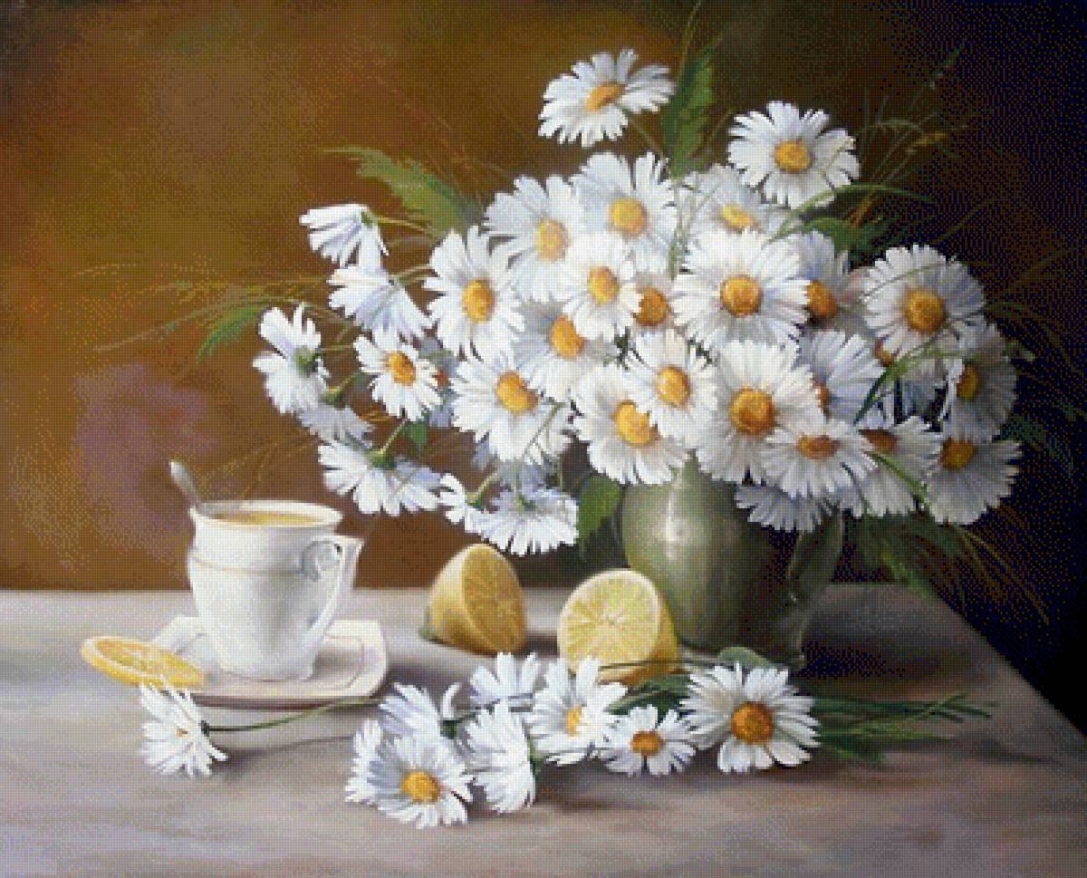 Натюрморт. - живопись., цветы, натюрморт - предпросмотр