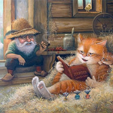 Схема вышивки «Сказки кота Кузьмы»