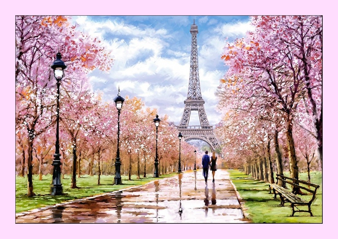 spacer po parku - париж - оригинал