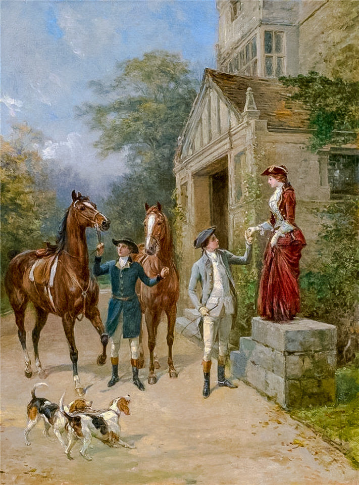 Gallant and Gentle. - heywood hardy.scenarys.people.animals. - оригинал