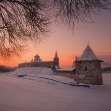 Зимний Псков