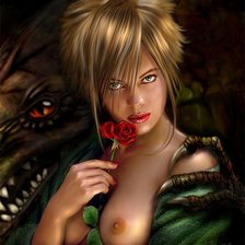 Схема вышивки «девошка фентази 2»