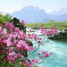 Схема вышивки «цветы»