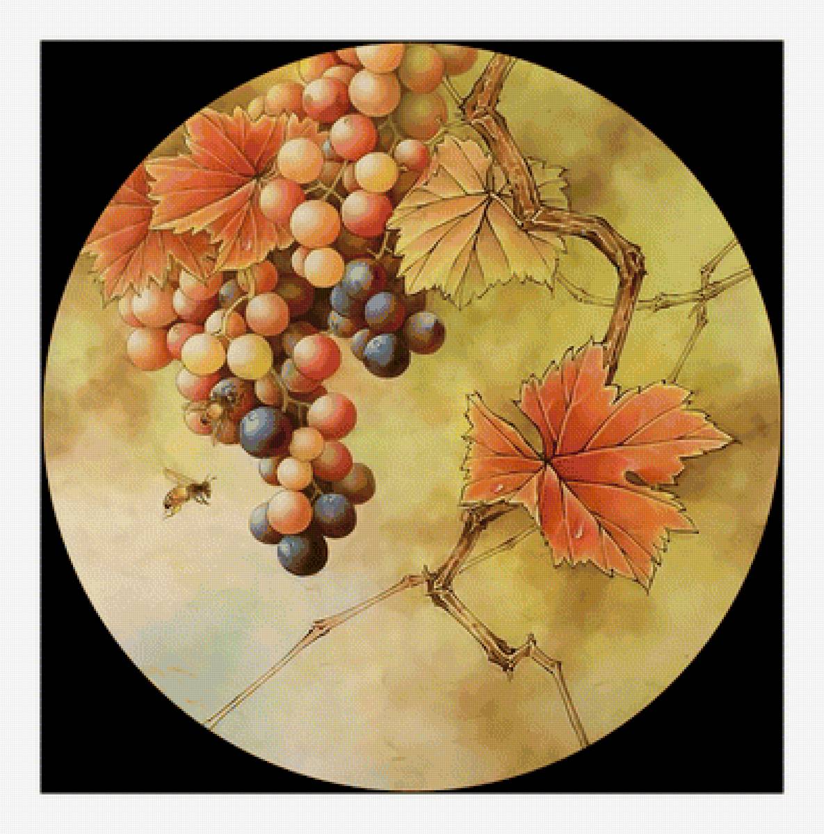 Стилизация винограда в живописи