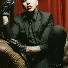 Оригинал схемы вышивки «Marilyn Manson» (№2050212)
