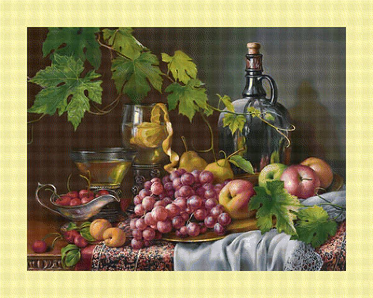 Натюрморт. - живопись, ягоды, фрукты, натюрморт - предпросмотр