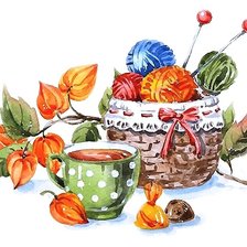 Схема вышивки «акварель»