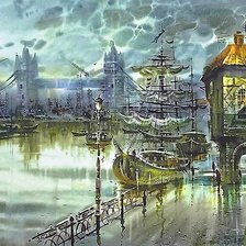 Схема вышивки «акварель»