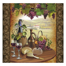 Схема вышивки «Натюрморт с виноградом.»