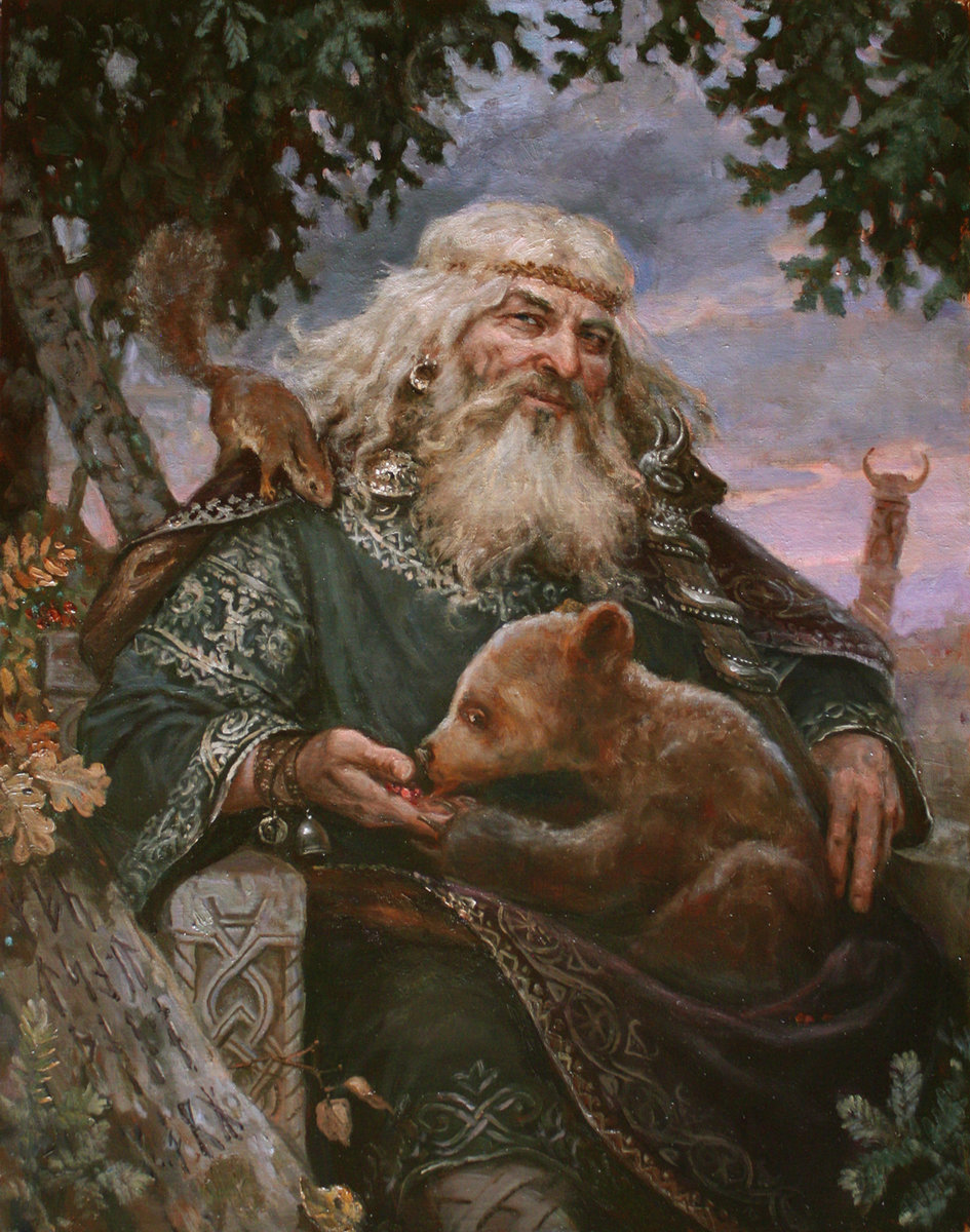 Велес Андрей Шишкин - язычество, славяне, живопись, мифология, шишкин - оригинал