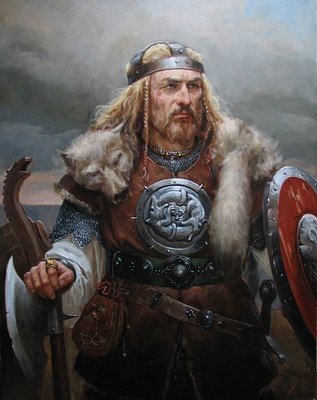 Викинг Андрей Шишкин - славяне, мифология, язычество, шишкин, живопись - оригинал
