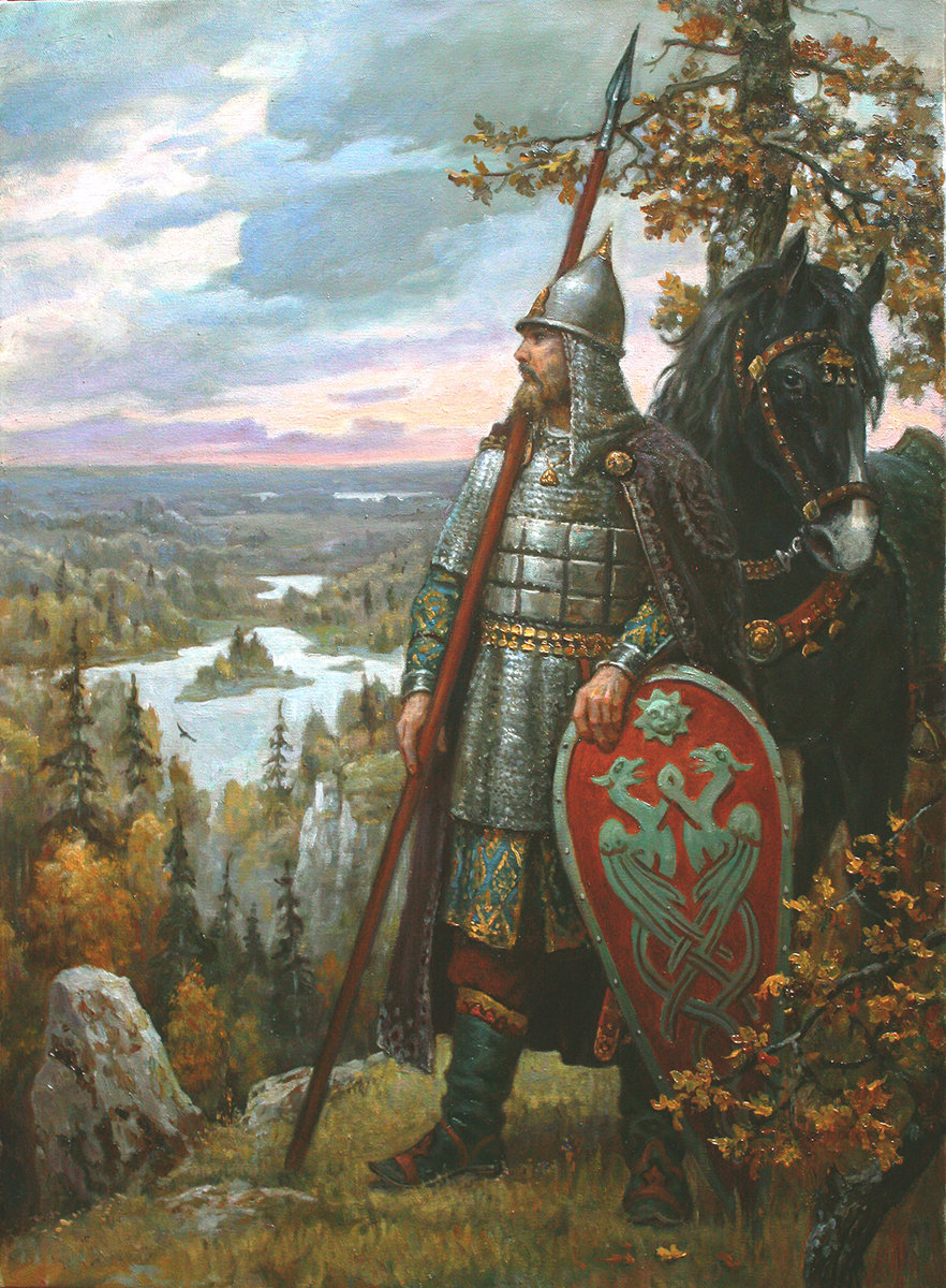Витязь Андрей Шишкин - живопись, мифология, славяне, шишкин, язычество - оригинал