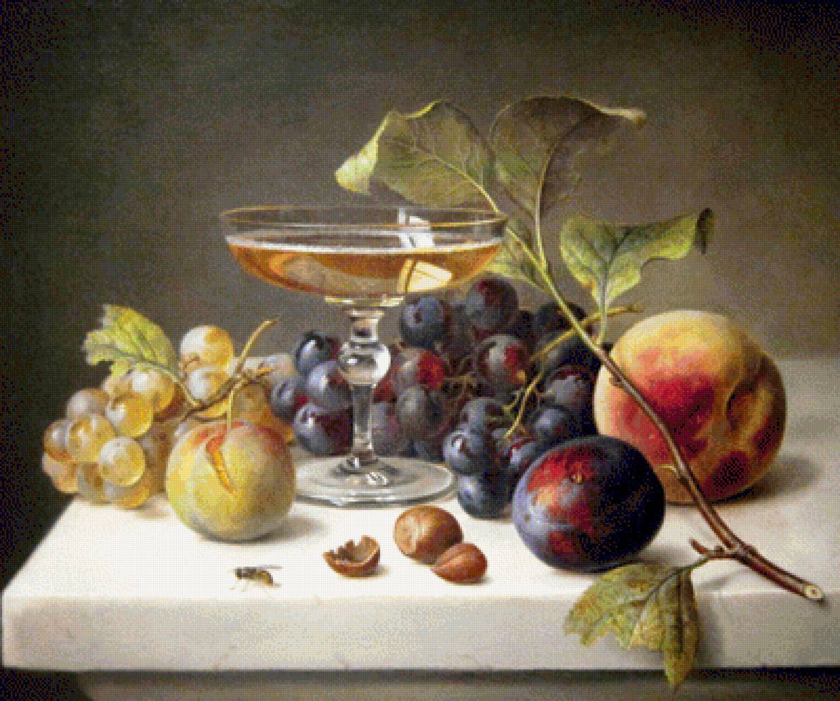 Натюрморт. - натюрморт, фрукты, живопись. - предпросмотр