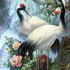 Схема вышивки «птицы»