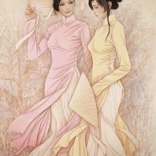 Схема вышивки «девушки»