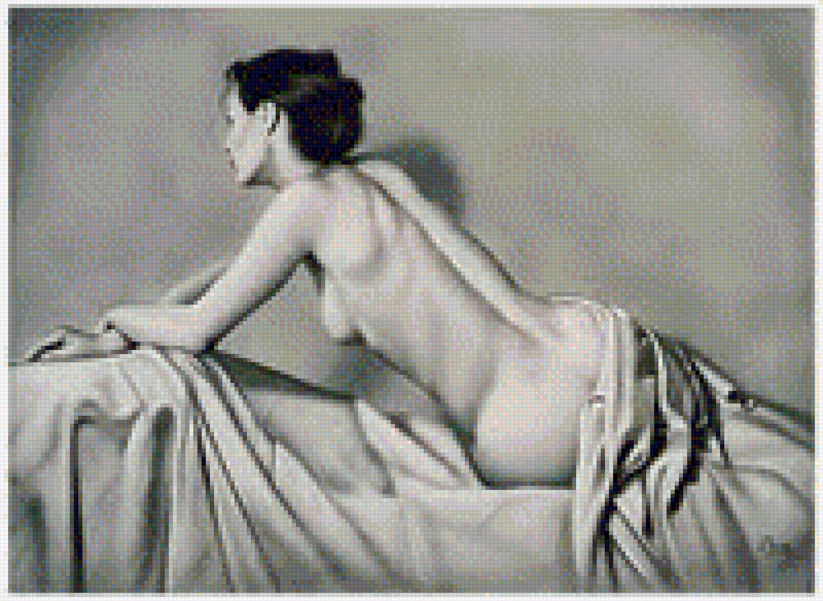 Женская красота - женщина, картина, тело, красота - предпросмотр