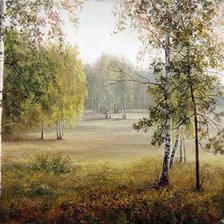 Схема вышивки «пейзаж»