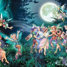 HADAS Y DUENDES BAILANDO