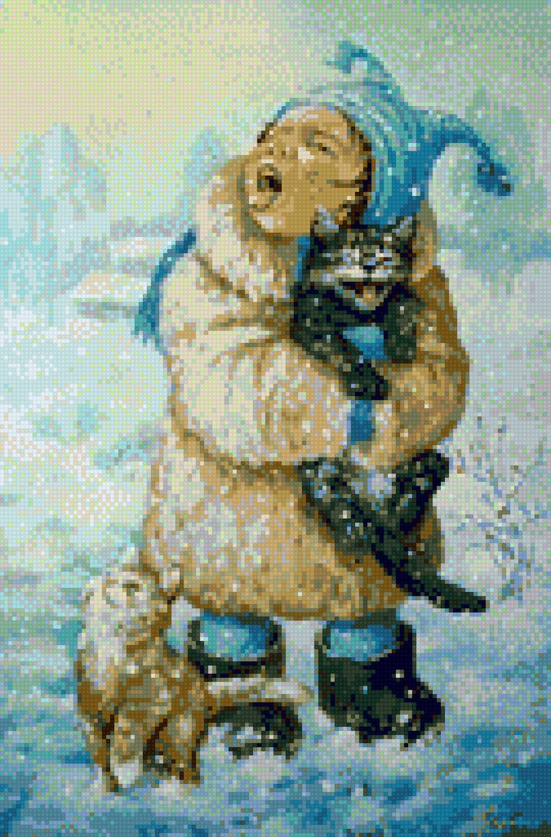 Малыш зимой - марина - предпросмотр