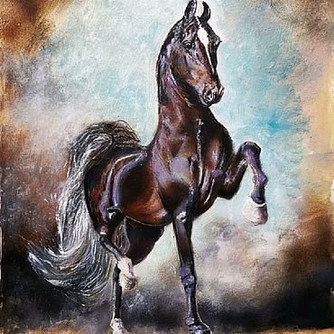 Конь - картина, конь, лошади, животные - оригинал