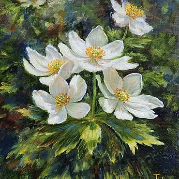 Цветы - картина, природа, цветы - оригинал