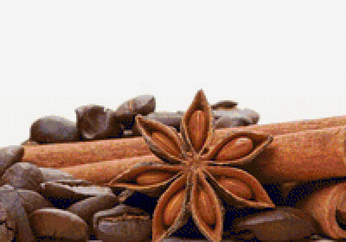 Триптих "Кофе" 2 часть - кофе, зерна кофе, на кухню, корица, триптих - предпросмотр