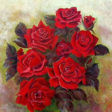 Схема вышивки «Розы»