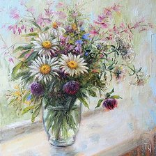 Схема вышивки «Букетик цветов»