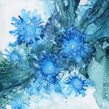 Оригинал схемы вышивки «Цветы на воде» (№2053726)
