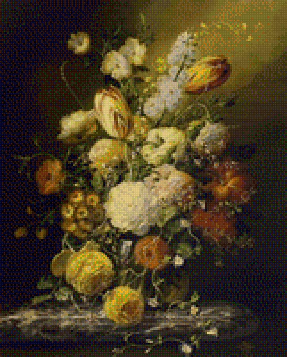 Натюрморт - цветы, букет, картина, натюрморт - предпросмотр