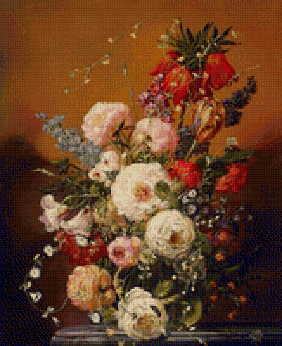 Натюрморт - картина, букет, цветы, натюрморт - предпросмотр