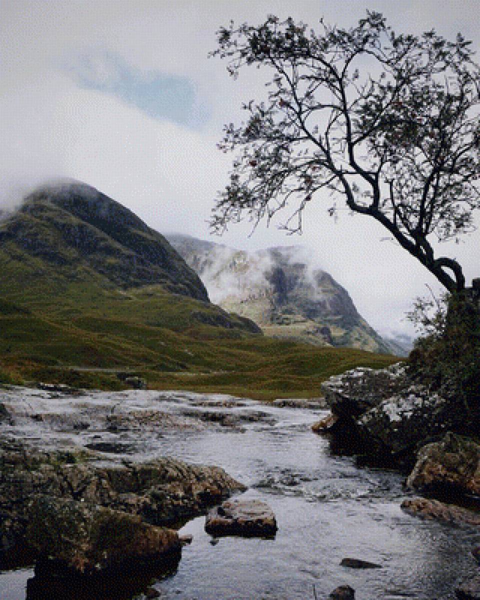 Река - природа, горы, пейзаж, река - предпросмотр