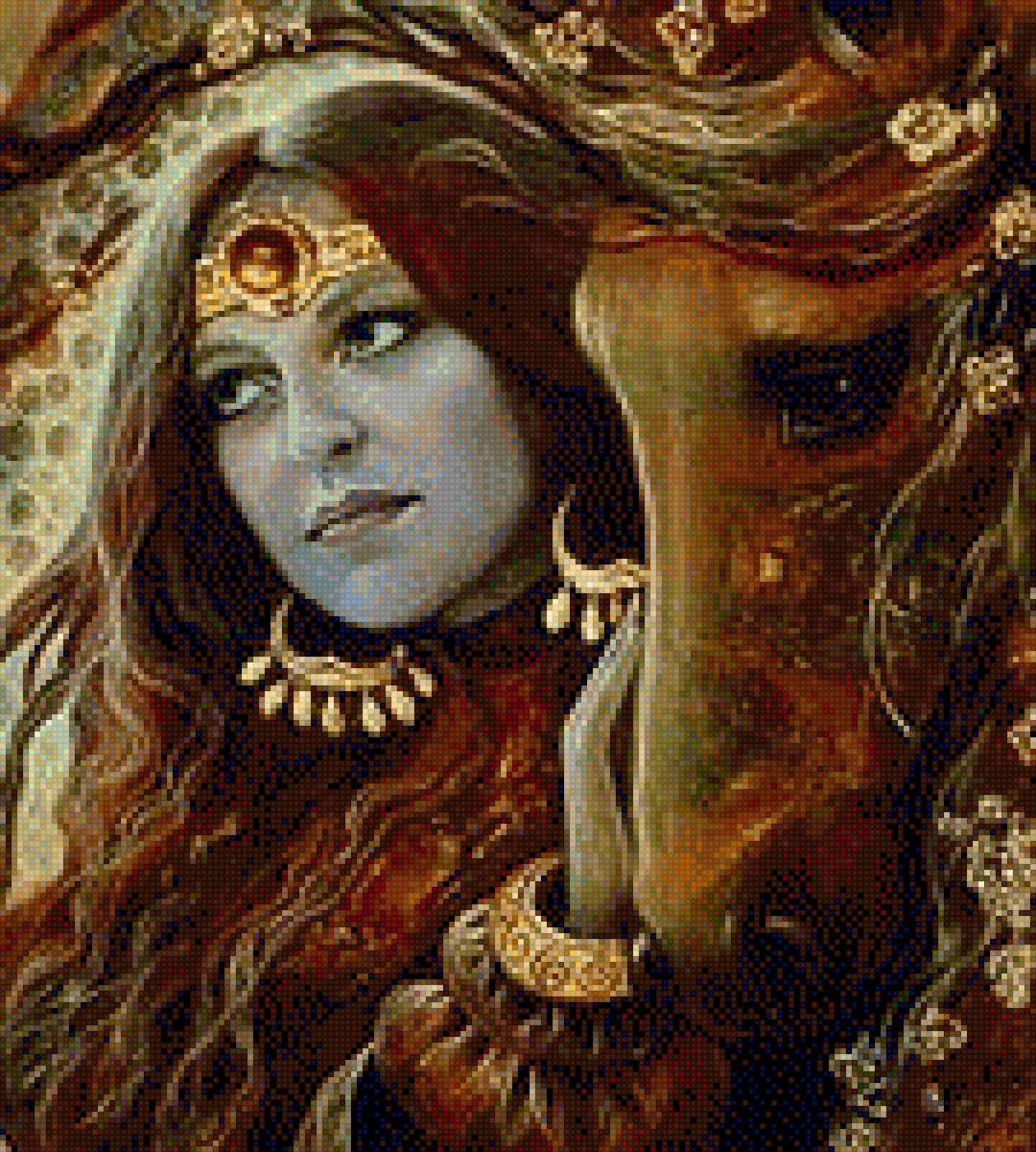 Берегиня - красавица, образ, картина, женщина, славянка, берегиня - предпросмотр