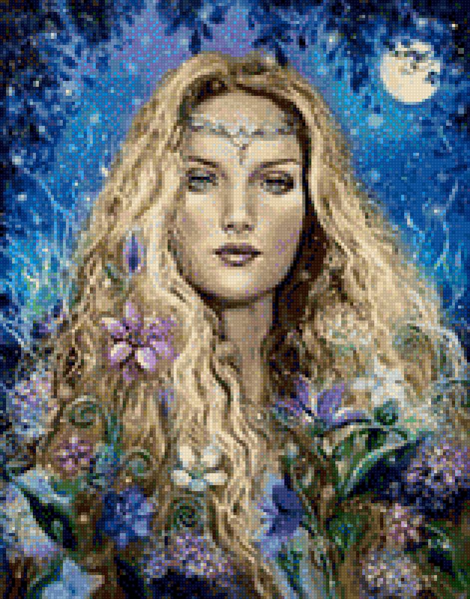 Берегиня - берегиня, женщина, красавица, славянка, картина, образ - предпросмотр