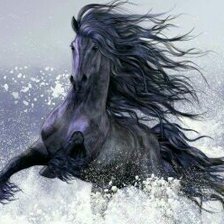 Схема вышивки «Конь»