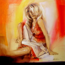 Схема вышивки «ДЕВУШКА»