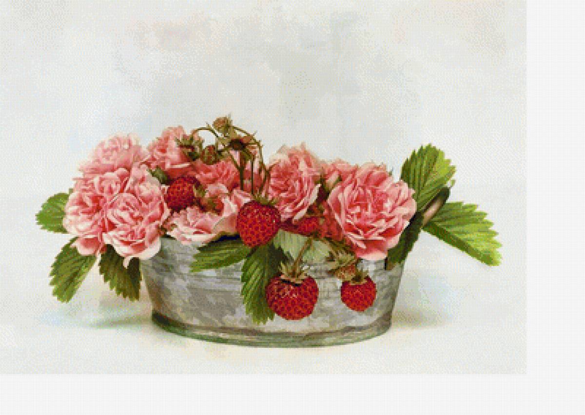 Натюрморт. - живопись., натюрморт, цветы - предпросмотр