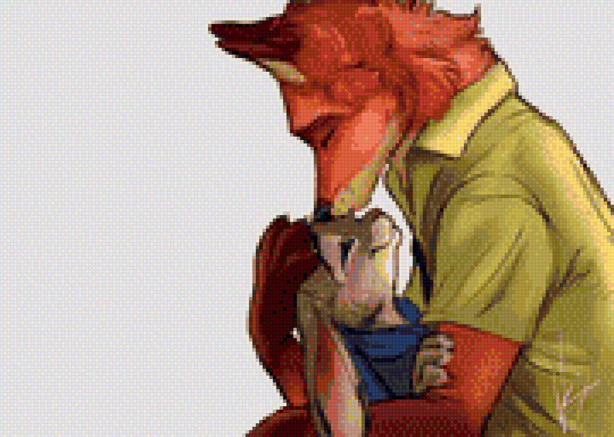 Ник и Джуди - любовь, ник, зверополис, джуди - предпросмотр