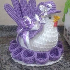 Схема вышивки «курица»