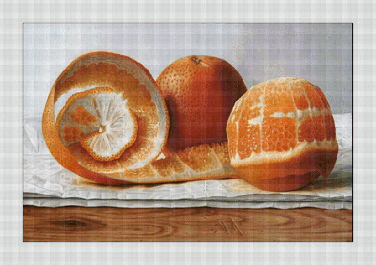№2057722 - натюрморт, фрукты, цитрусовые, апельсины - предпросмотр