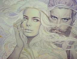 Он и она - женщина, мужчина, образы, картина - оригинал