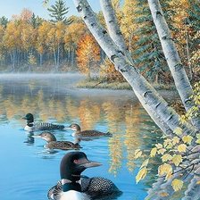 Схема вышивки «птицы»