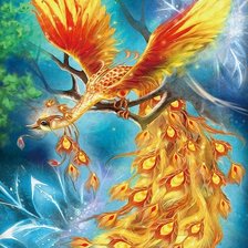 Схема вышивки «Жарптица»