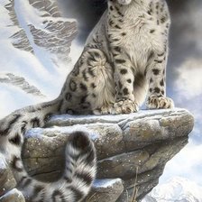 Схема вышивки «Ирбис»