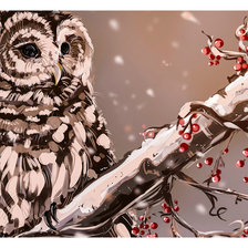 Схема вышивки «Совушка.»