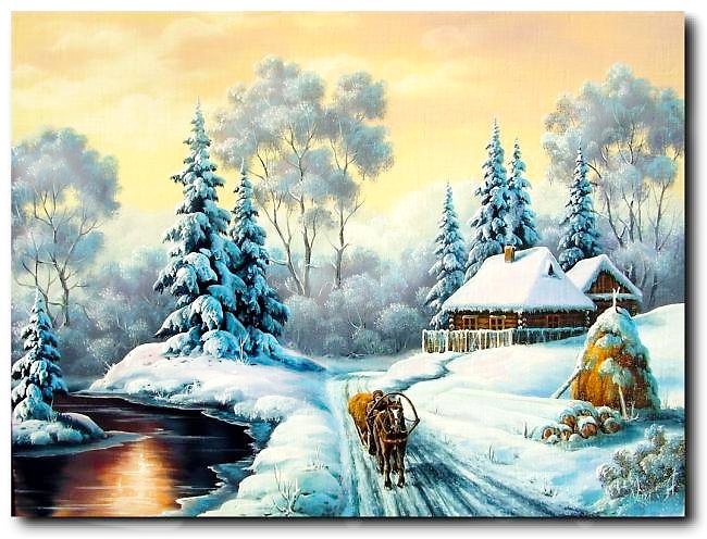 зима - зима, дом - оригинал