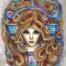 Схема вышивки «весы»