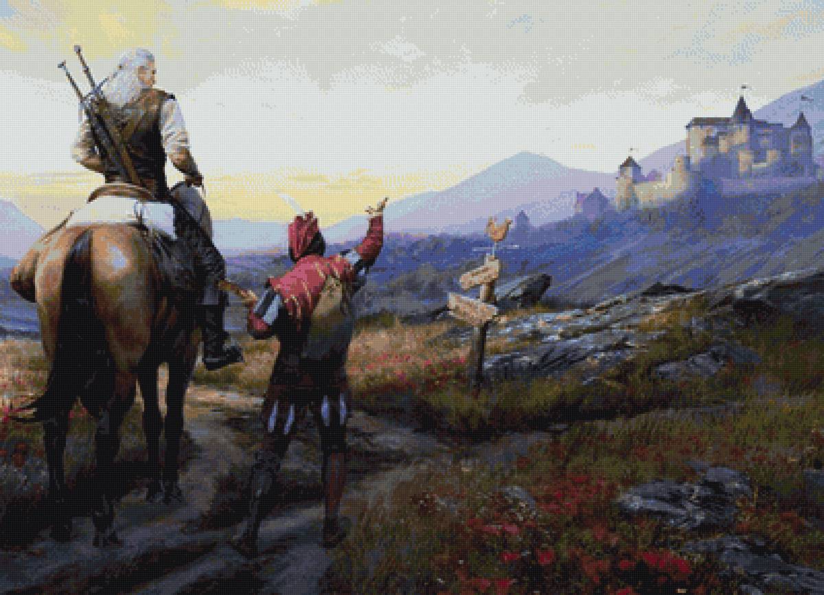 Гвинт.Путешествие - лютик, ведьмак, геральт, гвинт - предпросмотр