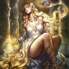 Схема вышивки «златовласка»