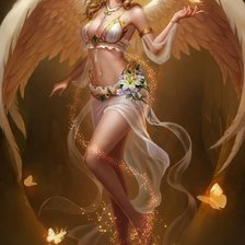 Схема вышивки «танцующий ангел»